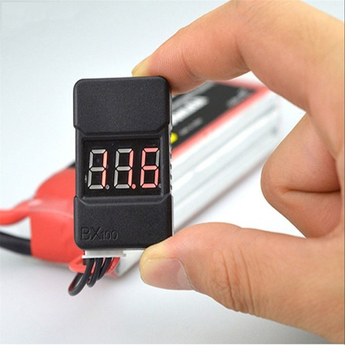 BX100 1-8S Lipo Battery Low Voltage Tester / Buzzer Alarm / Checker