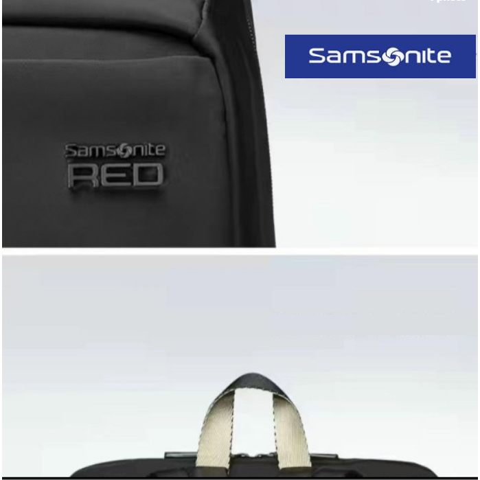Backpack Samsonite Red Bluntes Free Pouch For Man Woman Original