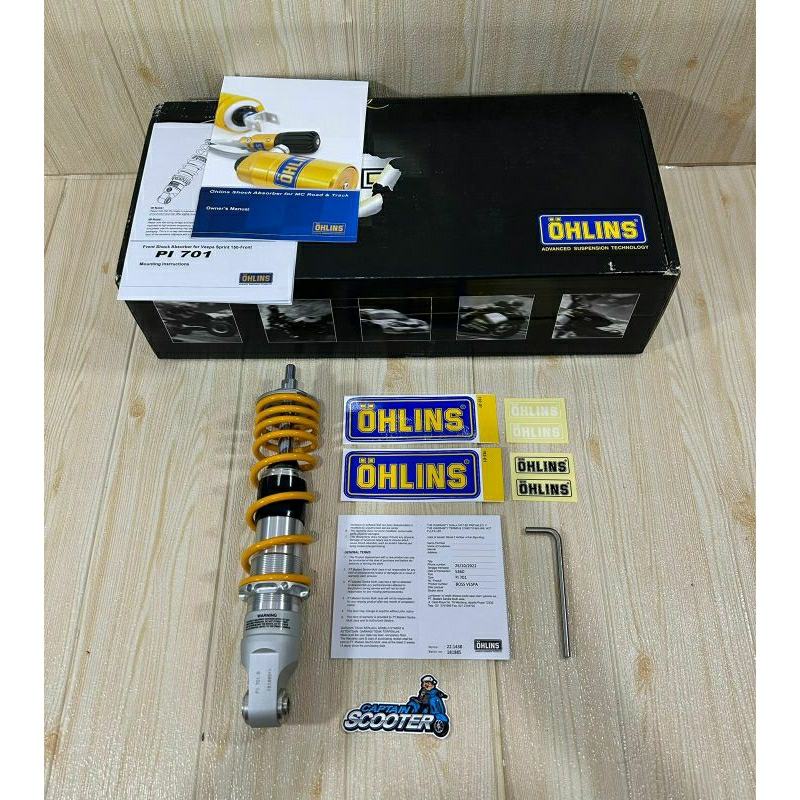shock shockbreaker ohlins 701 vespa sprint primavera lx s second