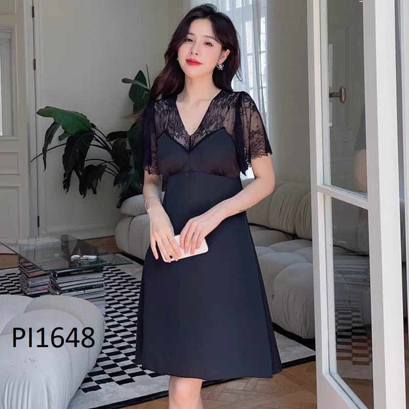 PIYAMA WANITA DASTER SUTRA KOREA PI1648