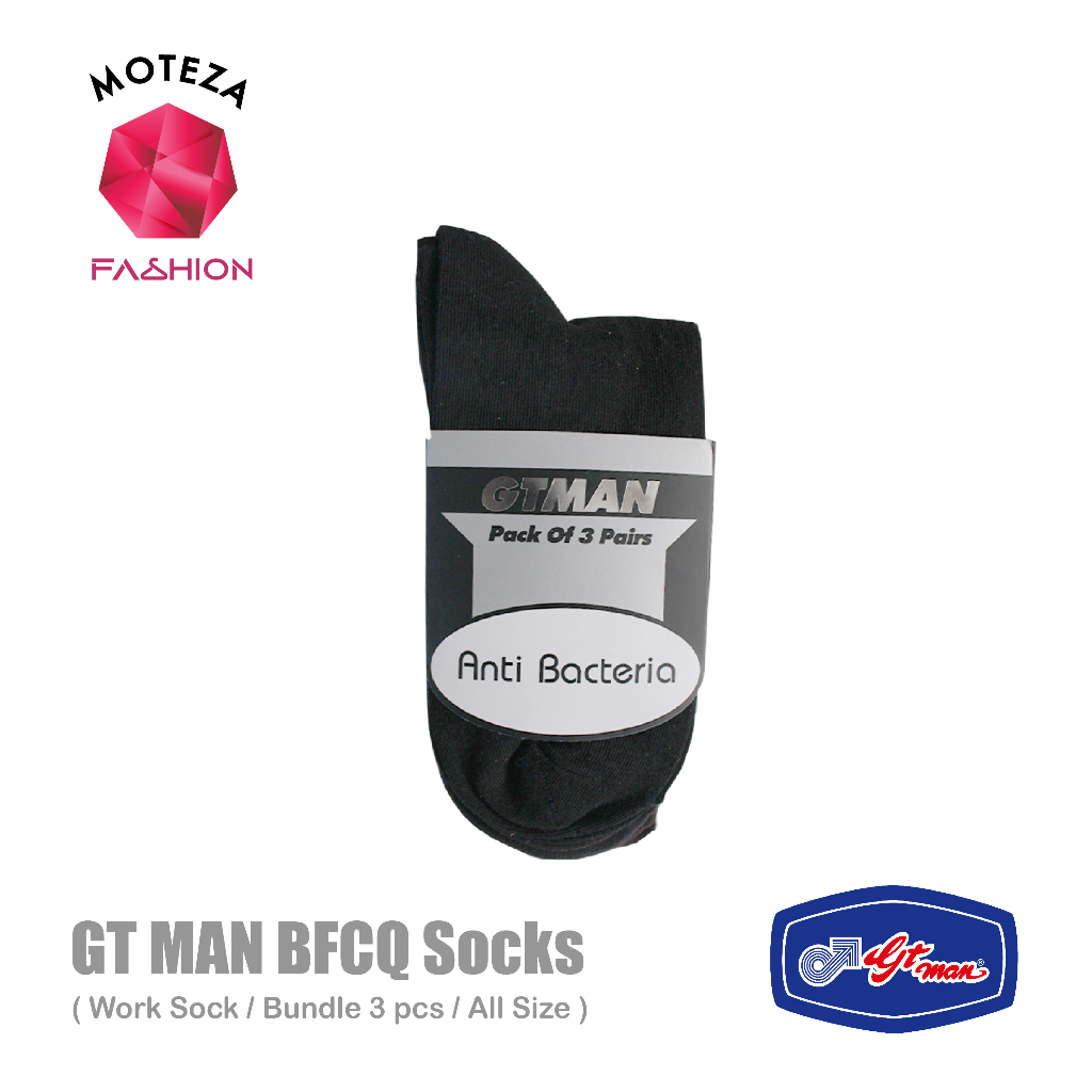 Moteza Kaos Kaki Kerja Pria / Work Socks - GT Man BFC - Isi 1 &amp; Isi 3