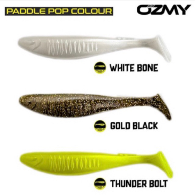 Umpan Soft Lure Ozmy Paddle Pop 10 cm