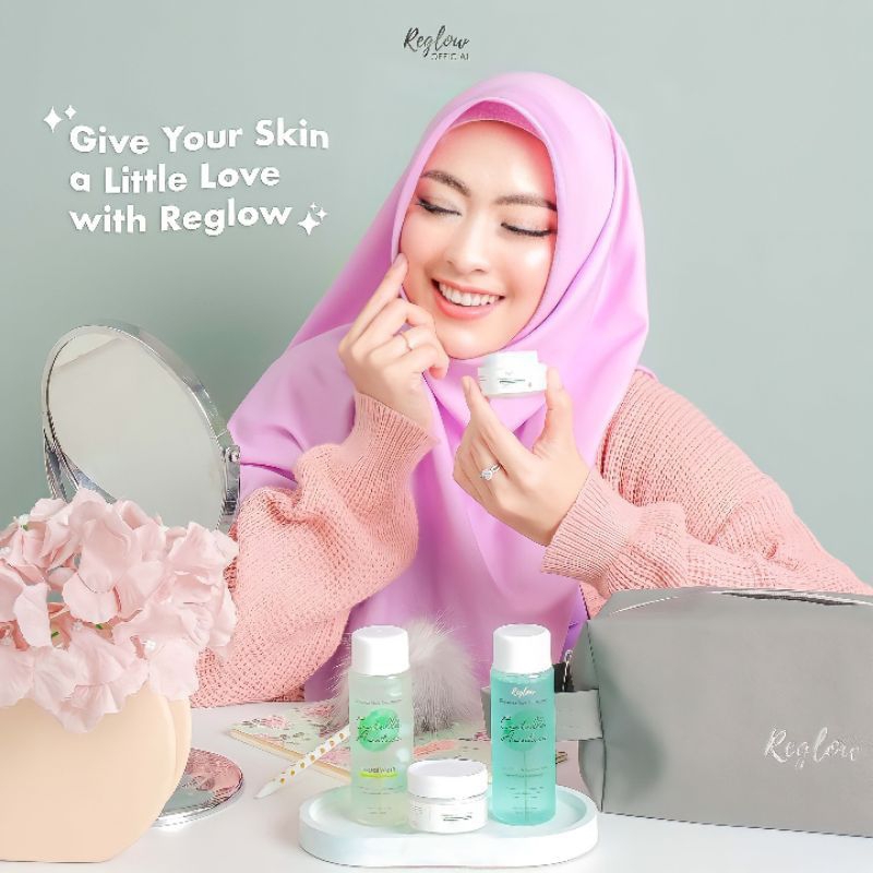 REGLOW DR SHINDY SKINCARE ORIGINAL PAKET GLOW SKIN TREATMENT MENCERAHKAN