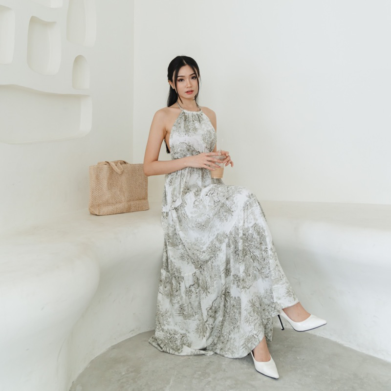 TICHE - Hana Dress / Dress Pantai / Beachwear / Beach outfit / Baju pantai wanita