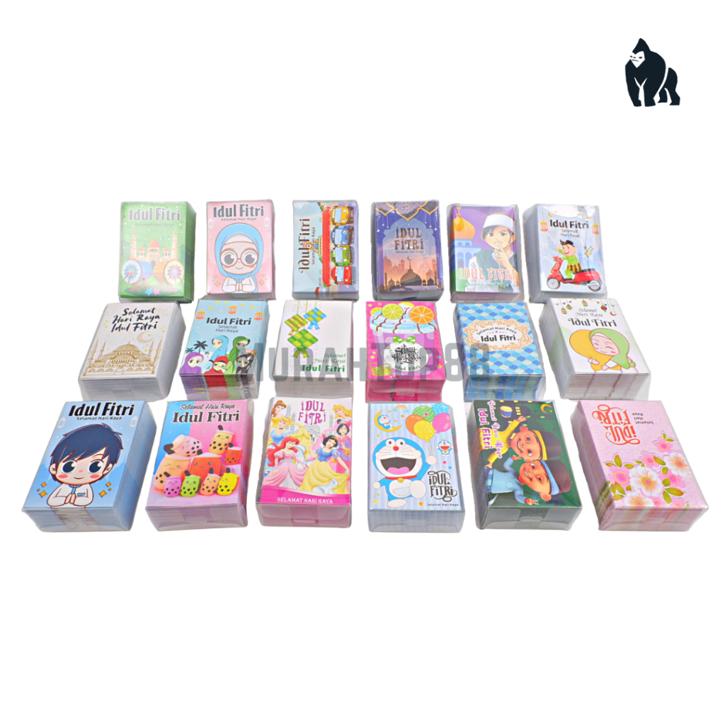 

Amplop Lebaran Idul Fitri / Angpao Karakter Lucu Box Mika [ISI 50 PCS]