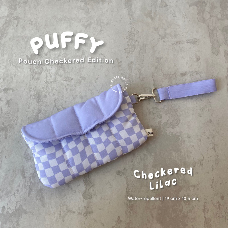 NOTTE - Puffy Pouch Checkered Series