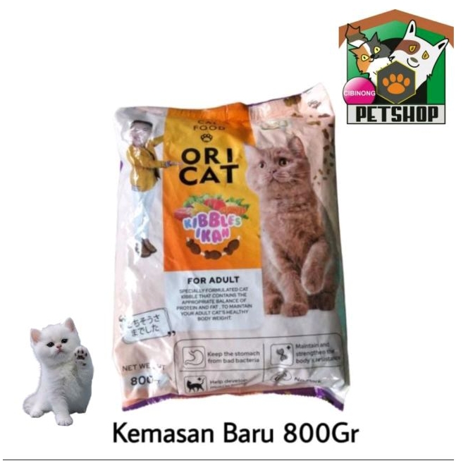 Ori Cat 800gr Dry Cat Food Oricat Makanan Kucing Kering 800gr