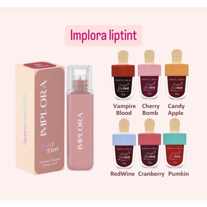 LIPTINT IMPLORA BPOM // JELLY LIPTINT IMPLORA BPOM✅