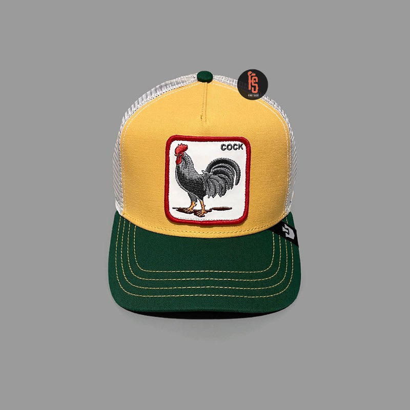 TOPI ORIGINAL GOORIN BROS TRUCKER COCK SOFT YELLOW GREEN