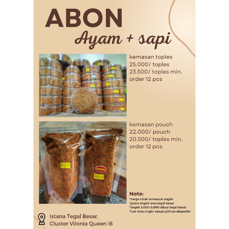 

ABON AYAM MIX SAPI