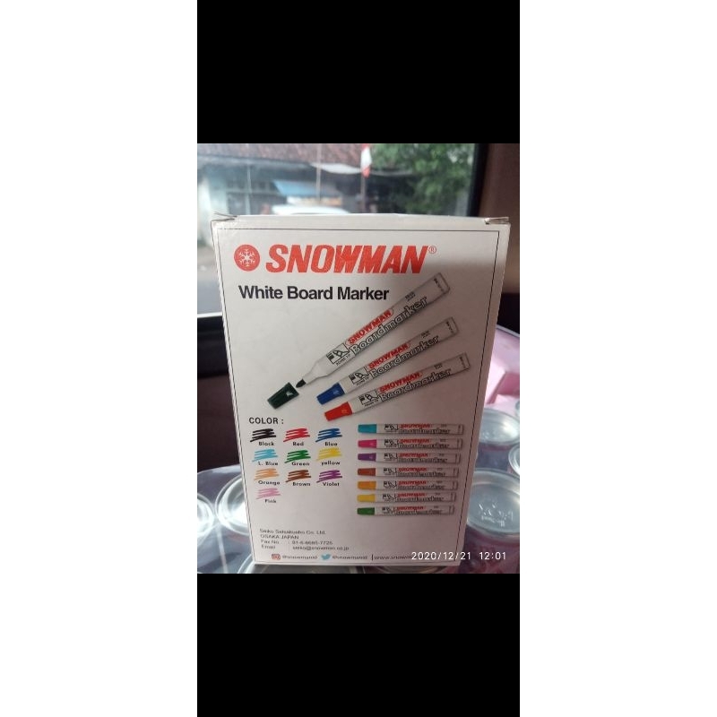 

spidol snowman whiteboard