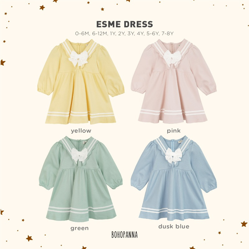 Bohopanna ESME Dress 1-10thn / Dress Anak