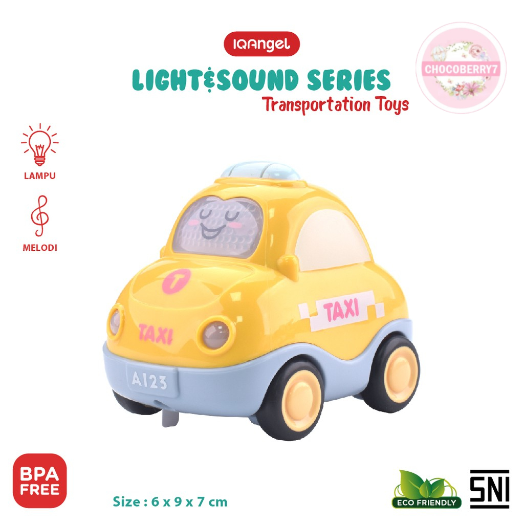 [FREE BATERAI] IQAngel Transportation Car Toys IQ698/ Mainan Edukatif Bayi / Mainan Mobil-Mobilan