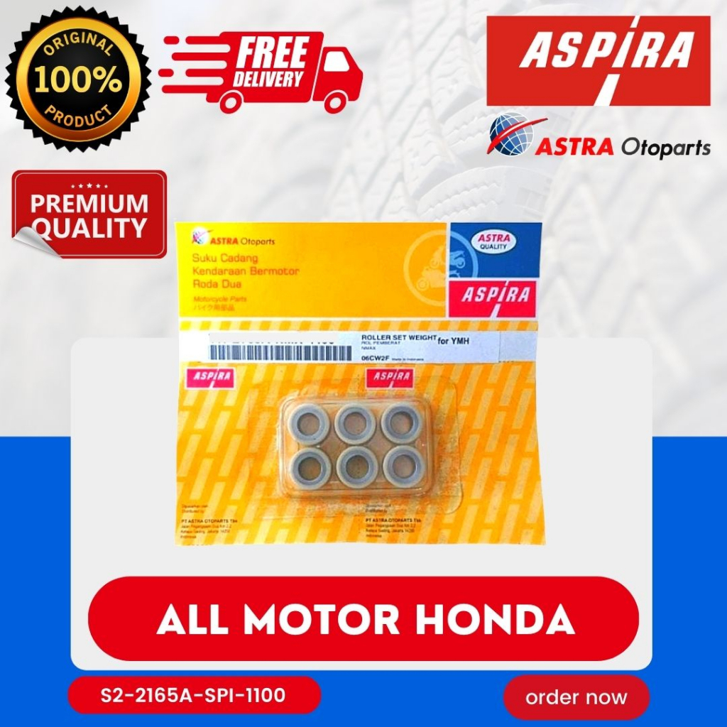 [READY COD] ROLLER ASPIRA / ROLLER HONDA BEAT POP ESP STREET KARBU / VARIO 110 125 150 FI CBS/  SCOO