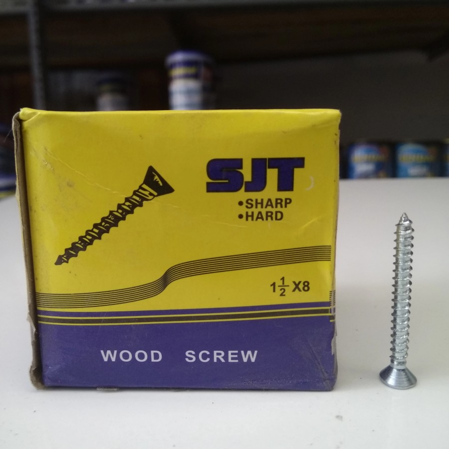Sekrup Kayu SJT 1 1/2 inch / Sekrup Kayu 4 cm