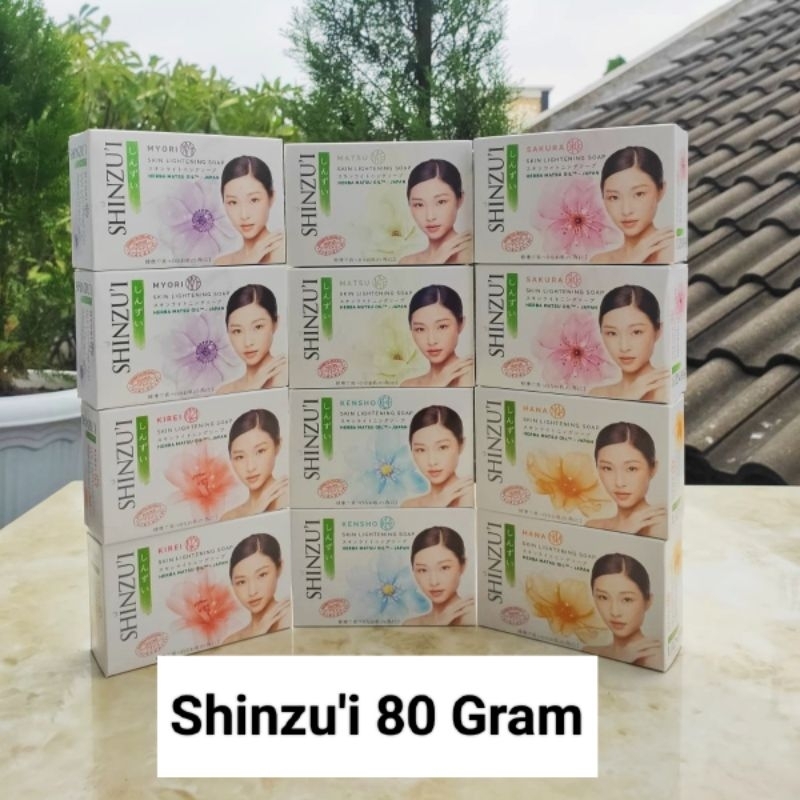 Shinzui PROMO SABUN SHINZU'I 80gr BESAR isi 4pcs All Varian Sabun Mandi Batang