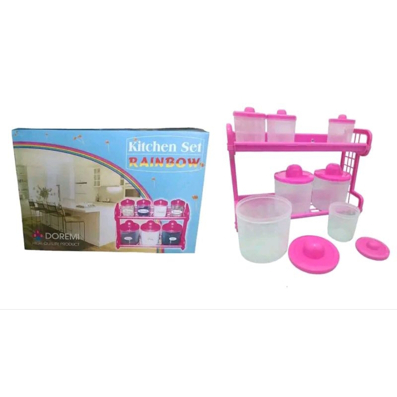Tempat Bumbu Kicen Set Doremi Isi 7 Set