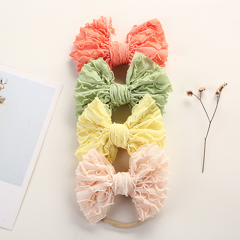 (Pimenova) headband nylon bayi warna warni