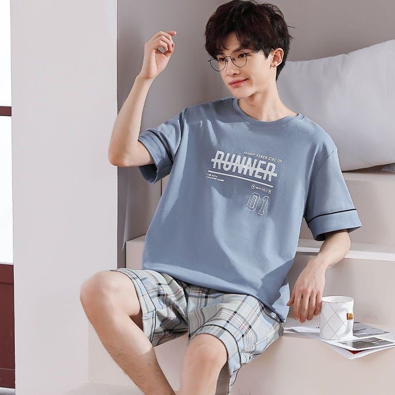 BAJU TIDUR PRIA IMPORT / PIYAMA PRIA KAOS / PIYAMA HP PRIAY