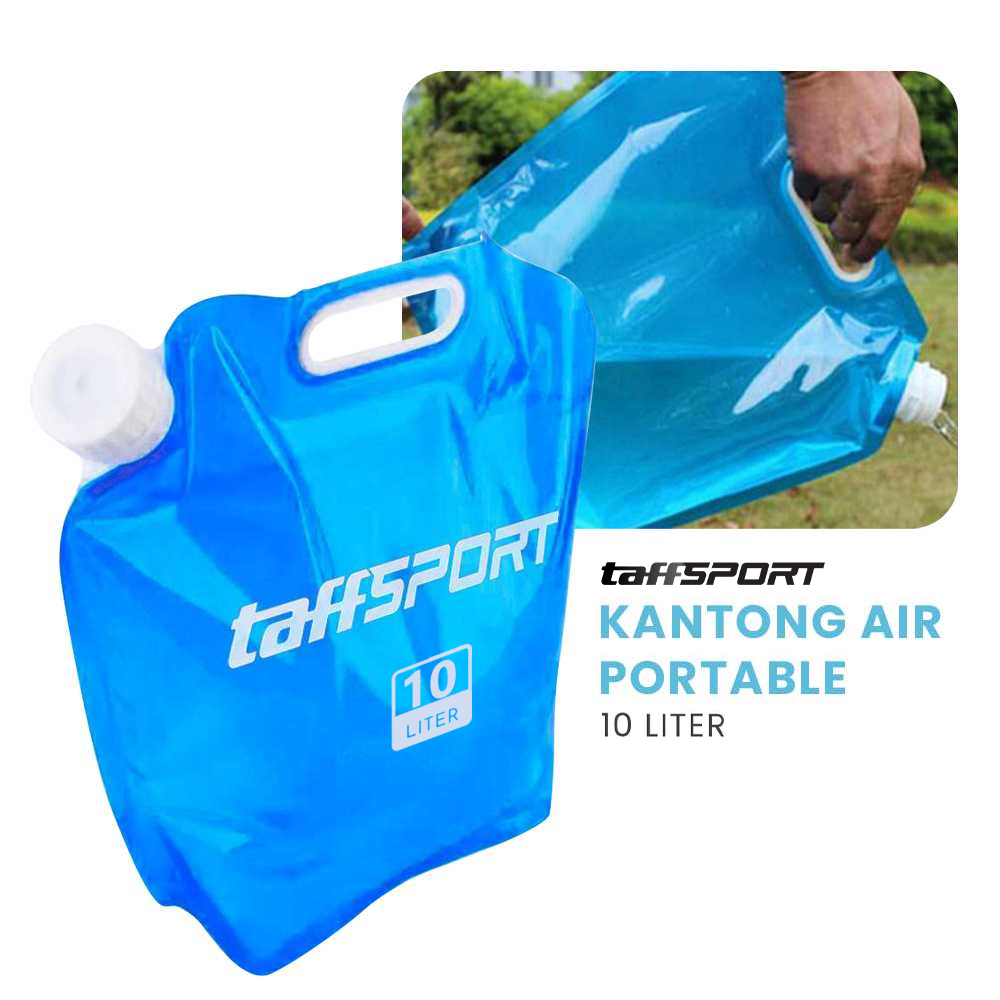 TaffSPORT Kantong Air Minum Portable Camping Water Storage 10L - ZDSD0 - Blue