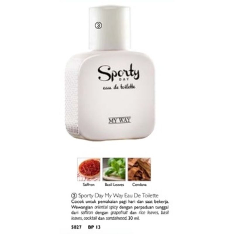Parfum for Men Sporty Day dan sporty night My Way