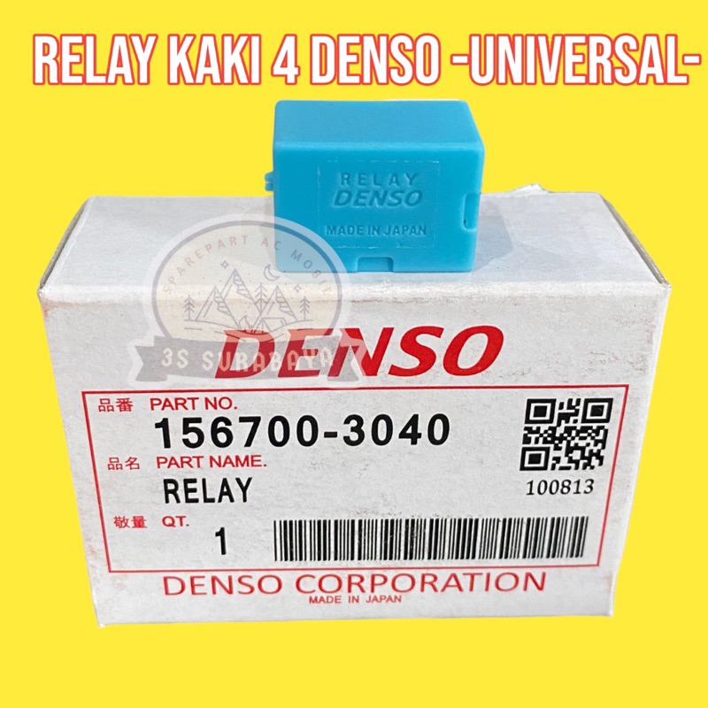 Relay Kaki 4 Denso Original Relay Umum Semua Mobil Original Denso