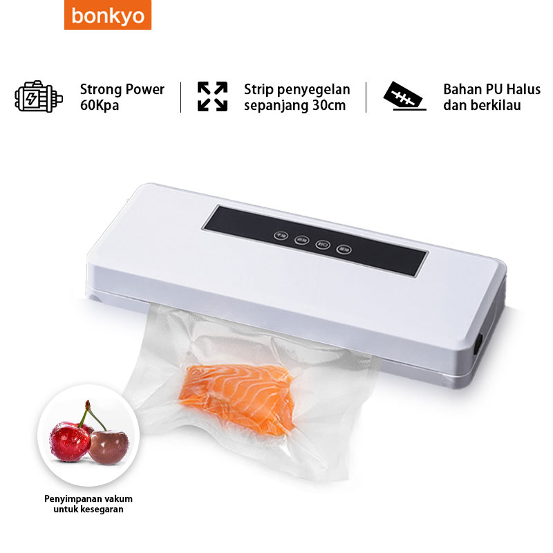 Bonkyo Vacum Sealer Portable Food Grade Vacuum Sealer Home Preservation Packaging Machine Mesin Vacuum