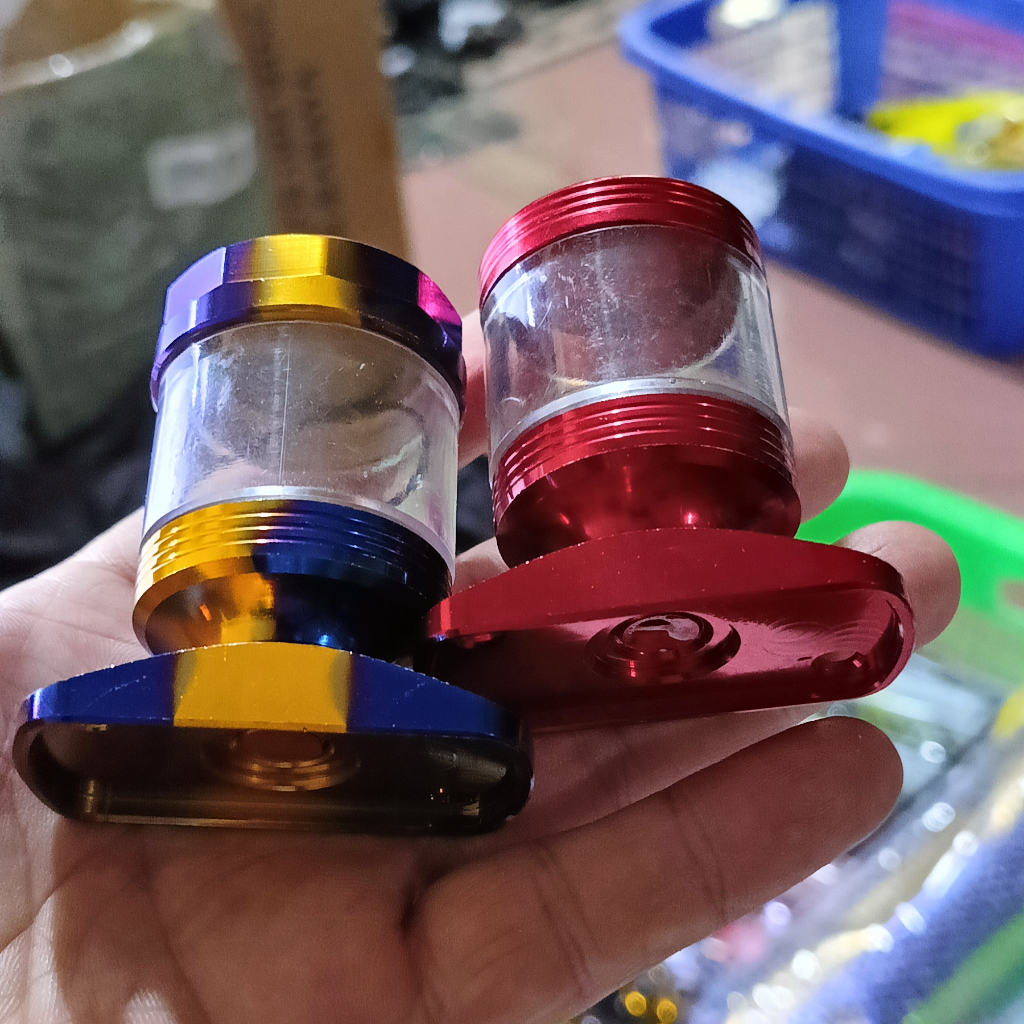 TUTUP MINYAK / TUTUP MINYAK REM VARIASI TRANSPARAN HONDA, BEAT VARIO DLL