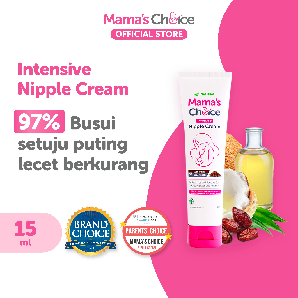 Foto Obat Krim Puting Lecet - Intensive Nipple Cream Mama's Choice  (Krim Puting Lecet Halal & Food Grade - Aman untuk Bayi - Terdaftar BPOM)