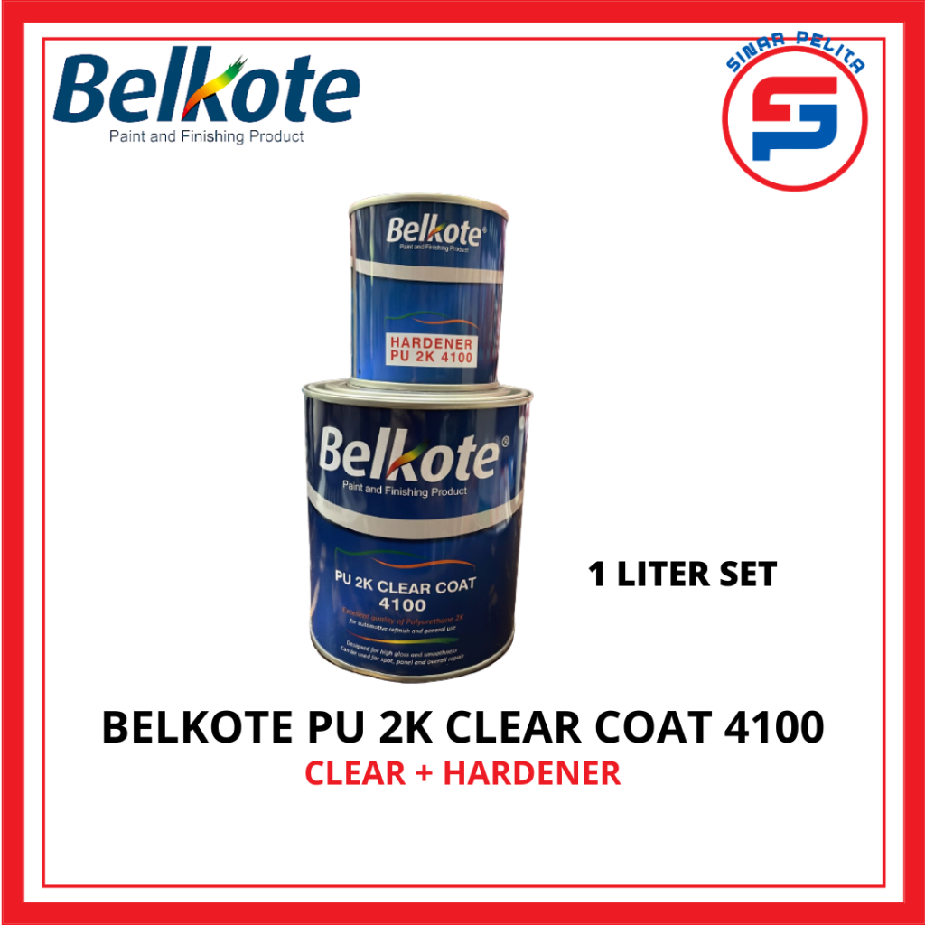 BELKOTE CLEAR 4100 / CLEAR COAT BELKOTE 4100/ VERNIS BELKOTE / PERNIS BELKOTE / ANTI GORES BELKOTE