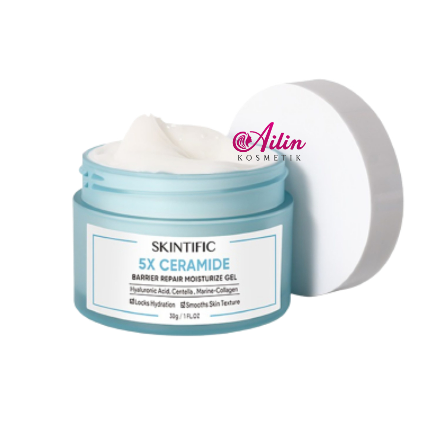 SKINTIFIC 5X Ceramide Barrier Repair Moisture Gel | Moisturizer Pelembab Wajah 30gr by AILIN