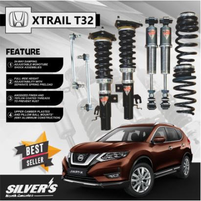 Aksesoris Variasi Suspensi Coilover SILVERS Neomax Xtrail T32 15+