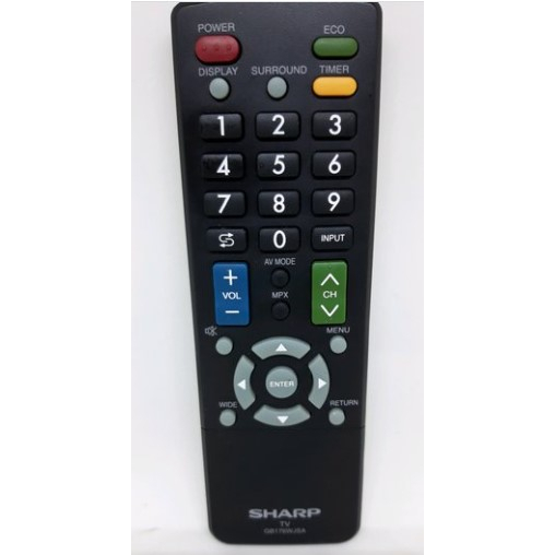 Remote LED Sharp / Remote TV Sharp / Remote TV LED SHARP ORIGINAL / Remote Sharp ASLI