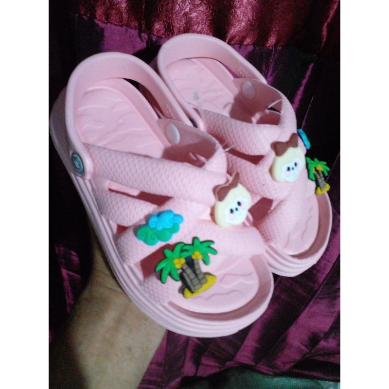 IRSO = Sepatu sendal anak perempuan kecil model tali silang size 24 - 29