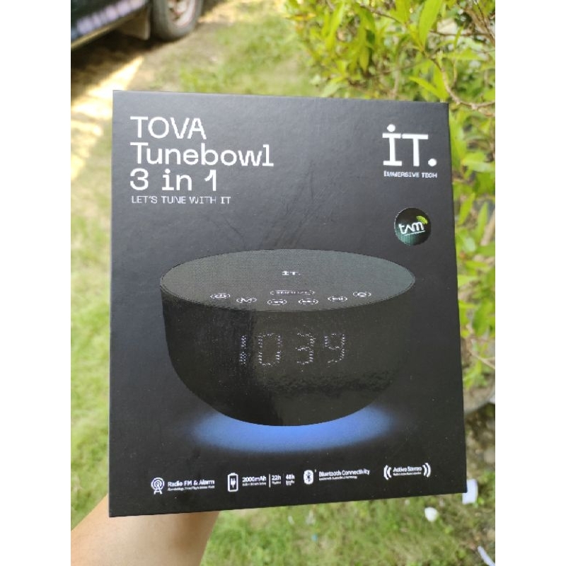 speaker bluetooth tova tunebowl 3 in 1