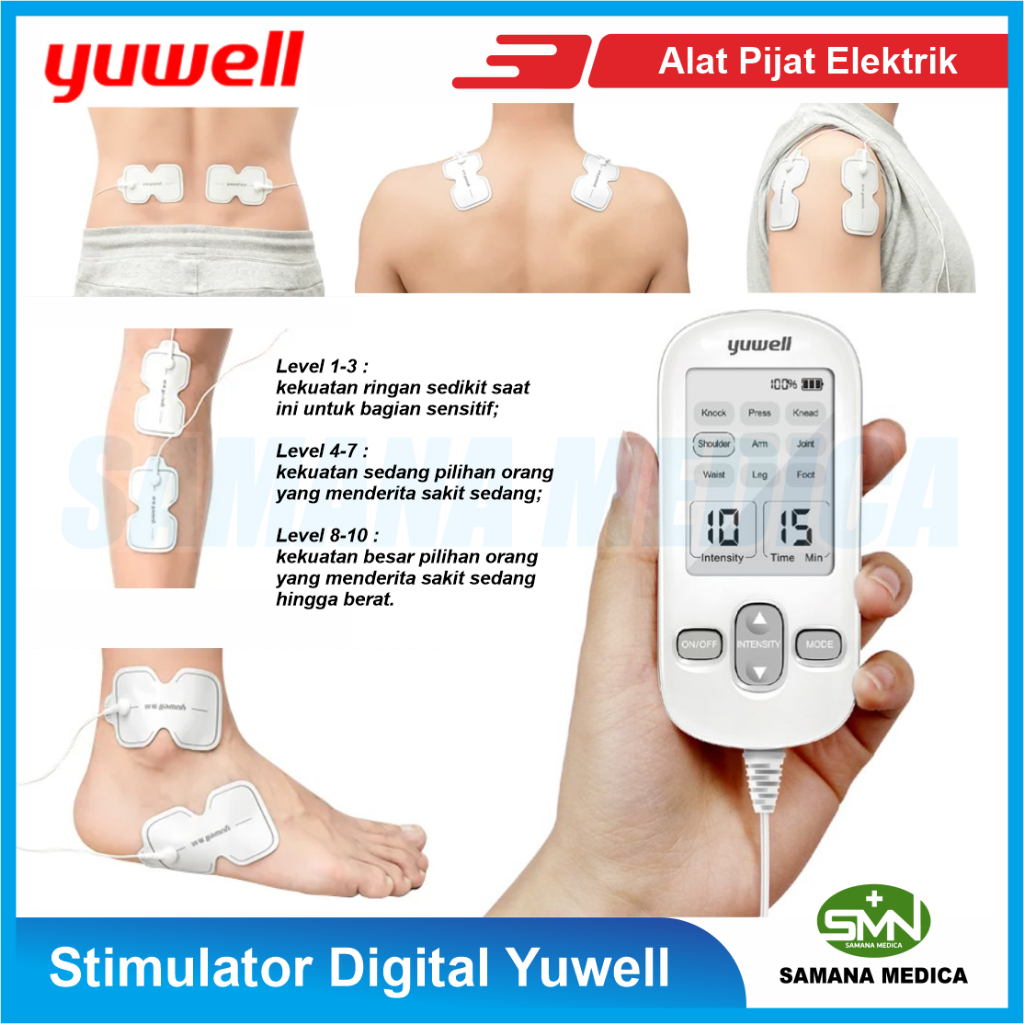 Stimulator Digital Yuwell SDP 330 - Alat Pijat Elektrik Yuwell Stimulator Saraf Otot