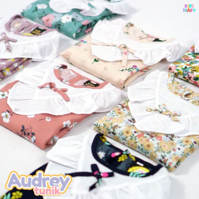 Baju Tunik Anak Baju Gamis Lebaran Audrey Tunik