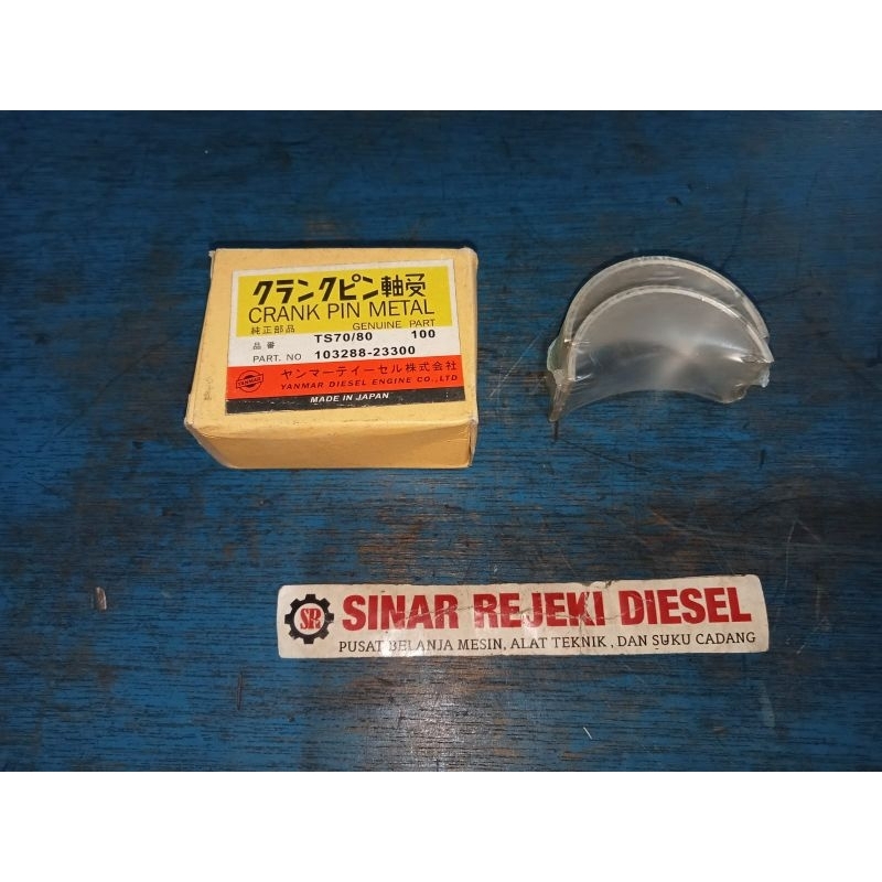 CPM Crank Pin Metal Metal Jalan Yanmar TS70 TS80 Oversize OS 1,00 1.00