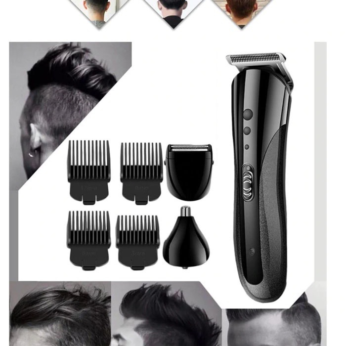 KEMEI 1407 Hair Clipper 4 in 1 Original Mesin Cukur Rambut Jenggot Shaver Kumis Pangkas Rambut