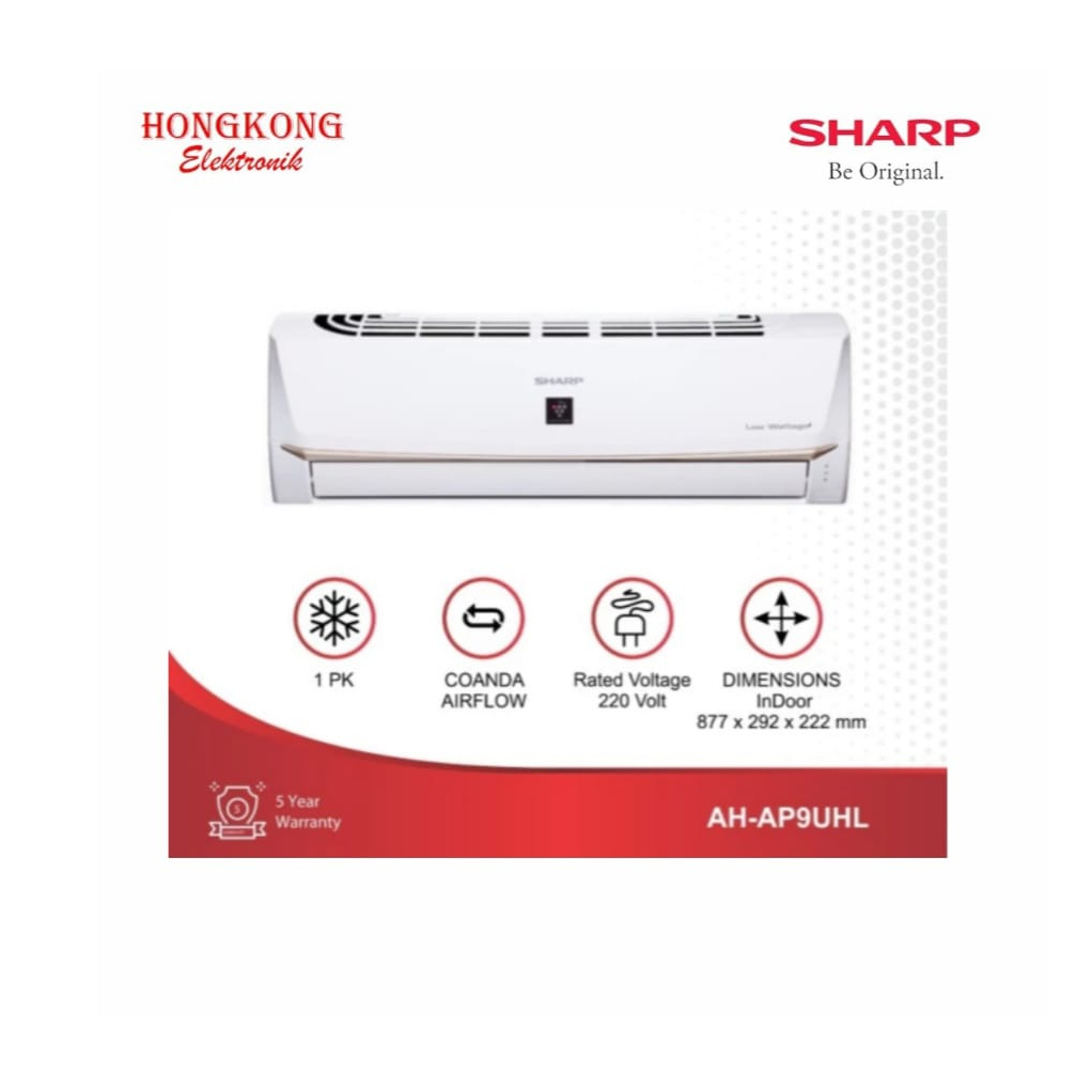 AC Sharp Lowwatt Plasmacluster 1 PK AH-AP9UHL