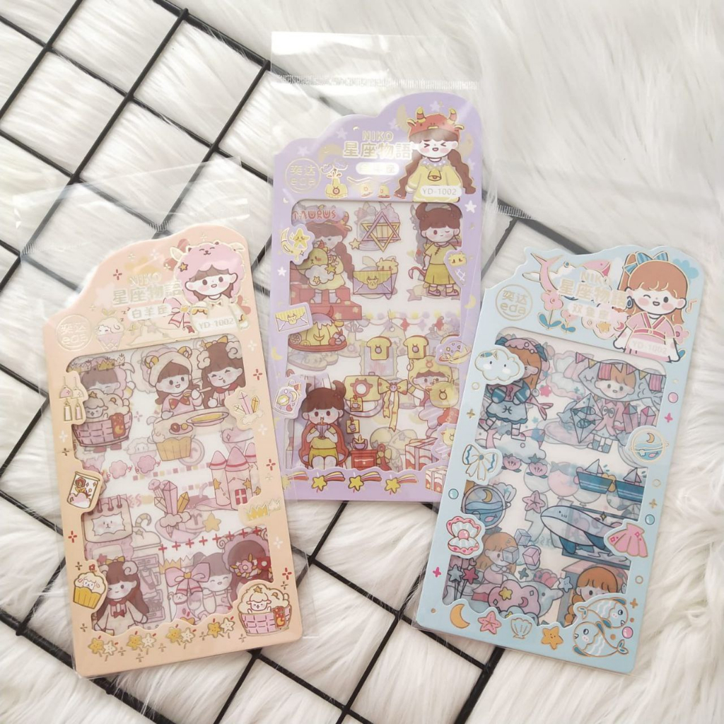 

Stiker Niko Eda Zodiak isi 4 lembar - stiker momo wanna be sticker