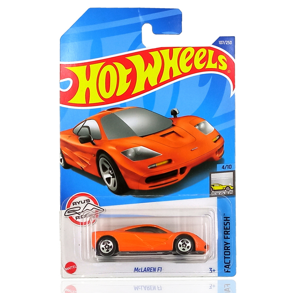 Hot Wheels McLaren F1 Orange HW Factory Fresh Mobil Hotwheels