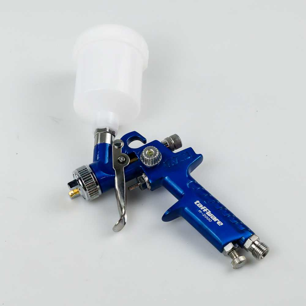 NEW ALAT CAT MURAH Professional Spray Gun Nozzle HVLP Airbrush - H-2000 1.0mm / 0.8mm HBI11 kapasitas 125 ml