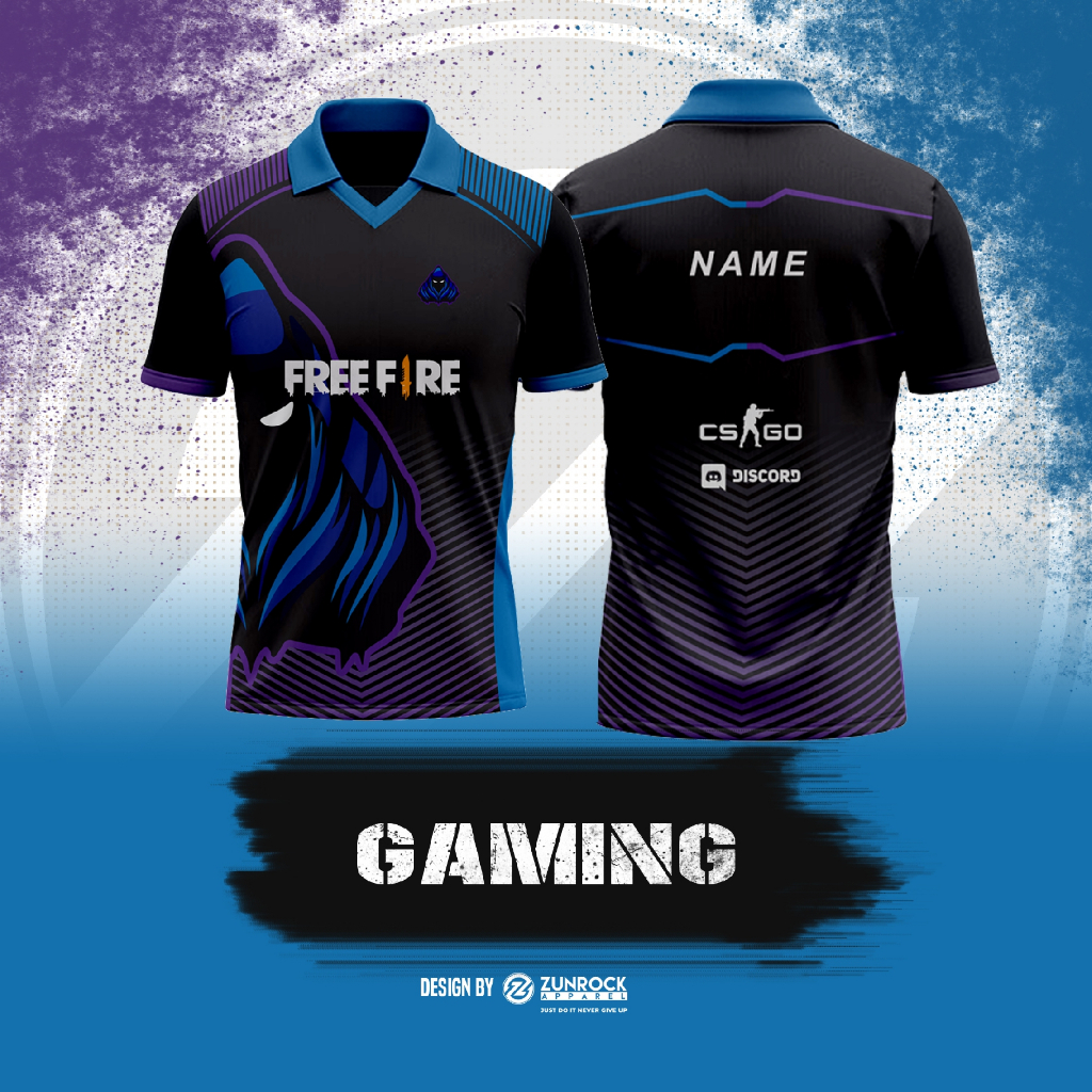 Kaos Jersey Gaming eSport | PUBG FF ML AOV VG