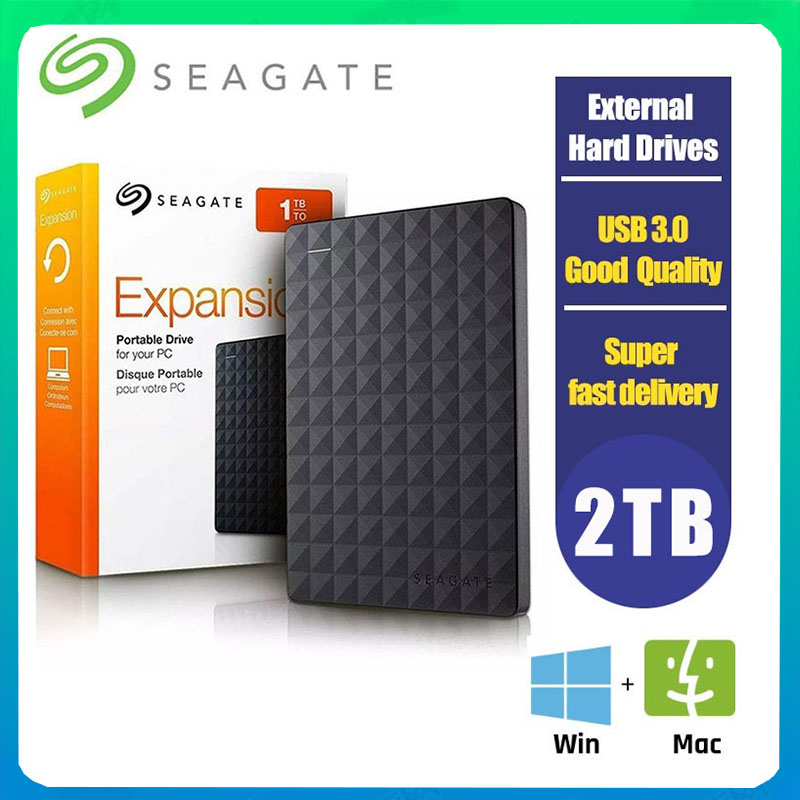 [Local] Seagate Hardisk Eksternal 2TB Hard Drive Portable Hdd USB 3.0 Hard Disk 2TB External HDD