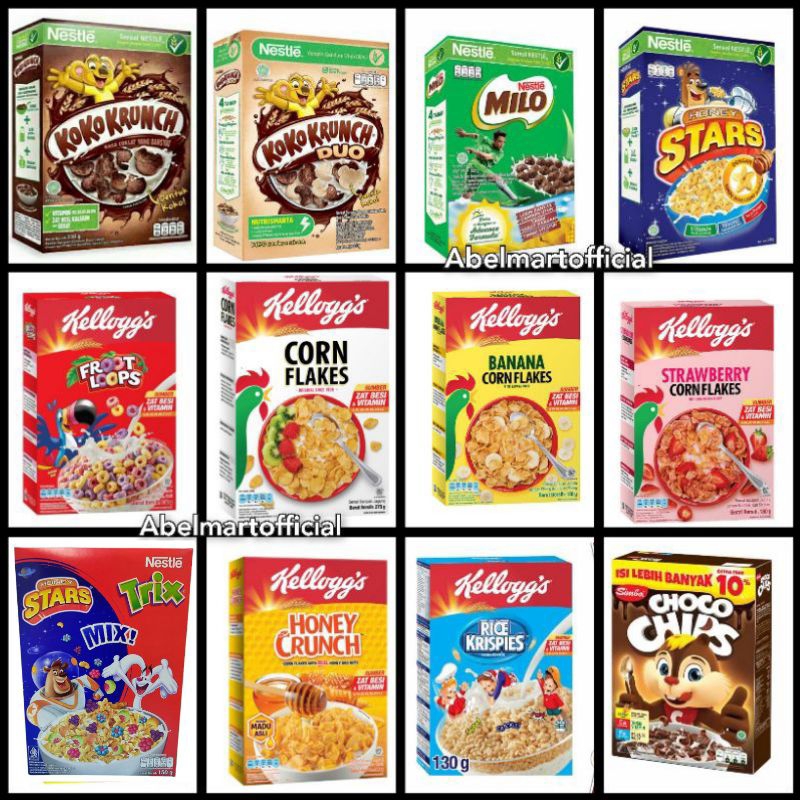 

ADA QUAKER OATS INSTANT 800G FREE MANGKOK / KOKO CRUNCH DUO BANANA / MILO / HONEY STARS / KELLOGG'S / QUAKER / SIMBA CHOCO CHIPS / SEREAL BREAKFAST