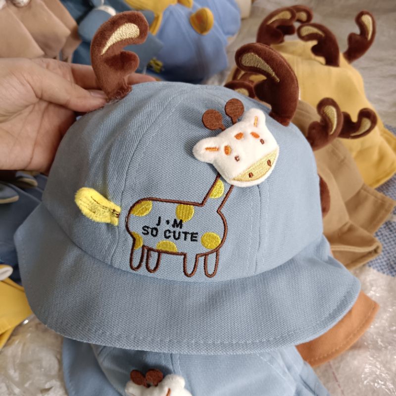 Topi Bucket (So Cute) Topi Bayi Topi Anak Import