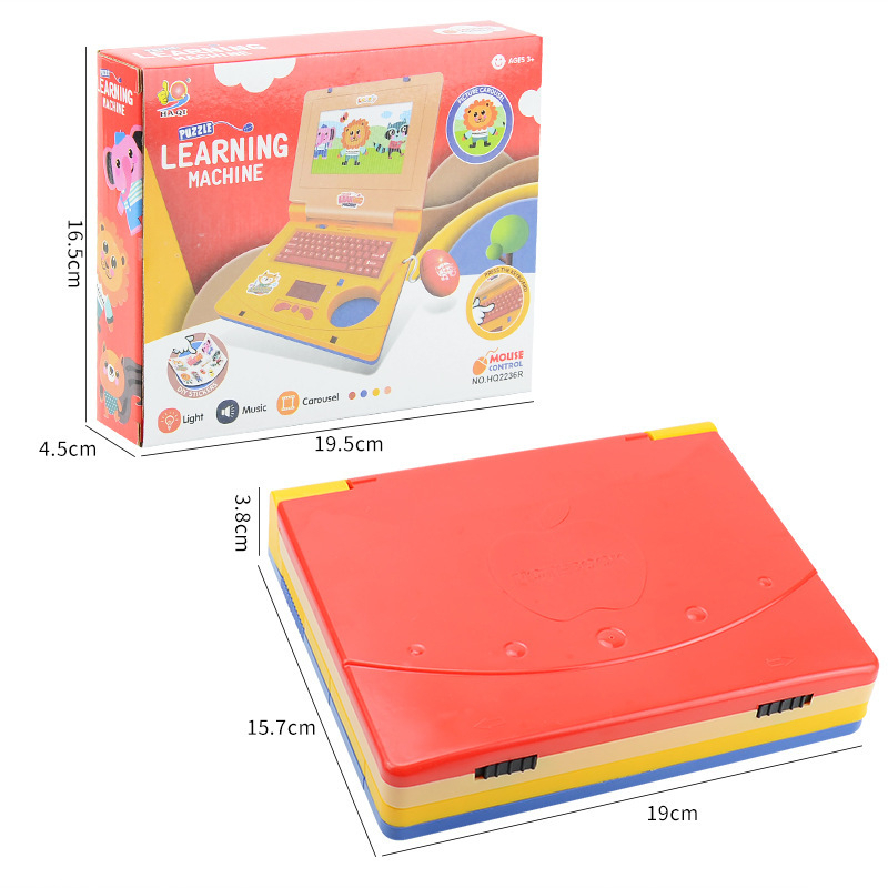 【Penjual Lokal】Mainan Laptop Anak Mainan Anak Perempuan 3 tahun Learning Machine Notebook Laptop Mainan Edukasi Anak