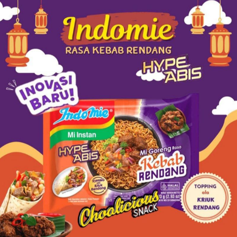 

INDOMIE MI INSTANT | RASA KEBAB RENDANG