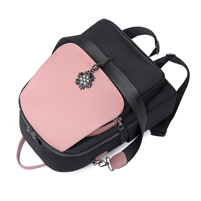 TAS RANSEL WANITA KOREA BACKPACK ANTI AIR SEKOLAH KULIAH KERJA PREMIUM CEWEK PINK ROSIA HITAM TA786P3 KEKINIAN REMAJA BRANDED GENDONG PUNGGUNG LUCU IMPORT BATAM